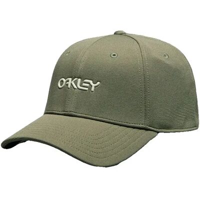 Oakley Apparel Casquette 6 Panel Stretch Metallic Deep Olive / Mist L-XL unisex - Publicité Oakley Apparel Casquette 6 Panel Stretch Metallic Deep Olive / Mist L-XL unisex - Publicité