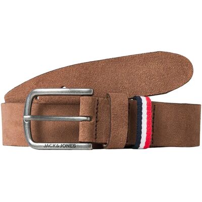 Jack & Jones Ceinture Espo Cognac 85 cm Homme - Publicité Jack & Jones Ceinture Espo Cognac 85 cm Homme - Publicité