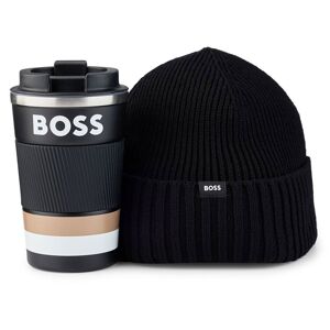 Boss Gbbm Mug 10249676 Beanie Noir Homme Noir One Size