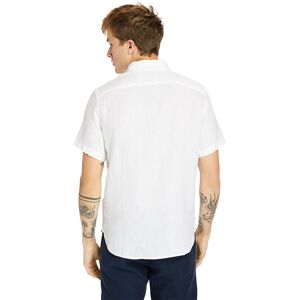 Timberland Mill River Short Sleeve Shirt Blanc S Homme Blanc S male