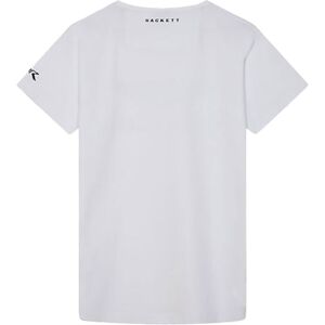 Hackett Aston Martin Logo Short Sleeve T shirt Blanc 2XL Homme Blanc 2XL male