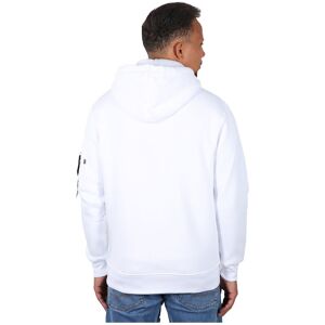 Alpha Industries Hot Wheels Flag Hoodie Blanc 2XL Homme Blanc 2XL male