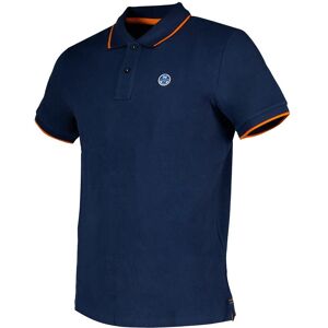 North Sails 692353 Logo Short Sleeve Polo Bleu S Homme Bleu S male