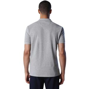 North Sails Logo Short Sleeve Polo Gris S Homme Gris S male