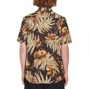 Volcom Marble Floral Short Sleeve Shirt Noir XS Homme Noir XS male