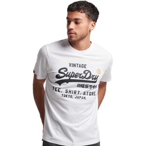 Superdry Vintage Logo Store Classic Short Sleeve T shirt Blanc XL Homme Blanc XL male