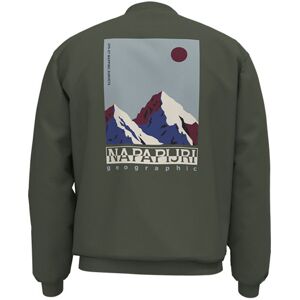 Napapijri B-telemark Sweatshirt Vert S Homme Vert S male