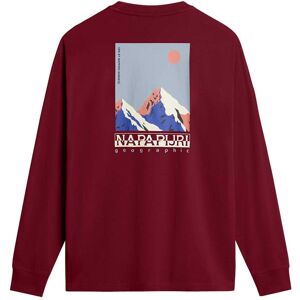 Napapijri S telemark 1 Long Sleeve T shirt Rouge XS Homme Rouge XS male