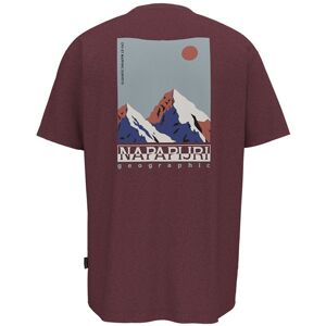 Napapijri S telemark 1 Short Sleeve T shirt Violet M Homme Violet M male