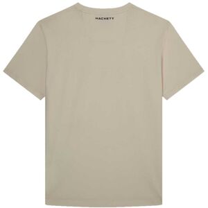 Hackett Aston Martin Emboss Short Sleeve T shirt Beige L Homme Beige L male