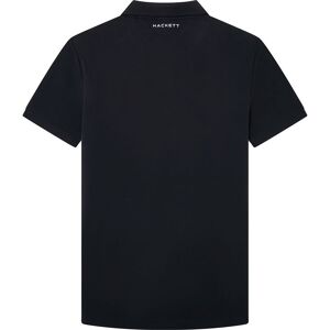 Hackett Aston Martin Tech Short Sleeve Polo Noir L Homme Noir L male