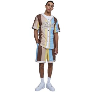 Karl Kani 6033463 Varsity Striped Baseball Short Sleeve T shirt Multicolore XL Homme Multicolore XL male