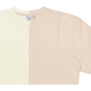 Karl Kani Small Signature Split Short Sleeve T shirt Beige L Homme Beige L male