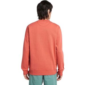 Timberland Established 1973 Embroidery Logo Crew Neck Sweatshirt Orange M Homme Orange M male