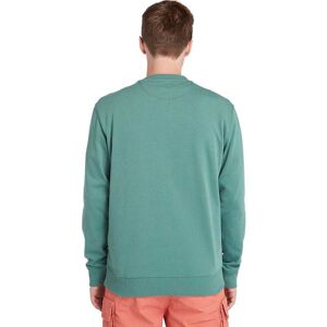 Timberland Established 1973 Embroidery Logo Crew Neck Sweatshirt Vert L Homme Vert L male