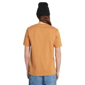 Timberland Established 1973 Embroidery Logo Short Sleeve T-shirt Marron S Homme Marron S male