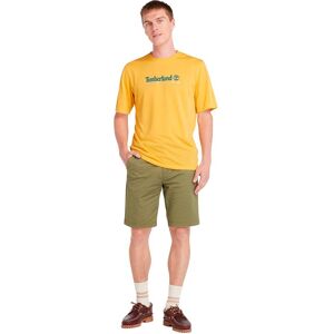 Timberland Jenness Anti-uv Printed Short Sleeve T-shirt Jaune L Homme Jaune L male