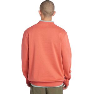 Timberland Kennebec River Linear Logo Crew Neck Sweatshirt Orange L Homme Orange L male