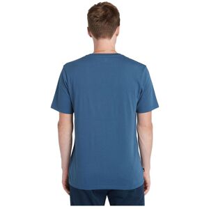 Timberland Kennebec River Tree Logo Short Sleeve T shirt Bleu S Homme Bleu S male