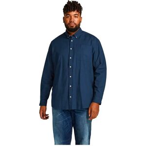 Jack & Jones Chemise à Manches Longues Oxford Navy Blazer / Size Plus Fit 3XL Homme - Publicité Jack & Jones Chemise à Manches Longues Oxford Navy Blazer / Size Plus Fit 3XL Homme - Publicité