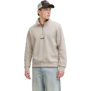 Jack & Jones Sweat-shirt à Zip Soho Quarter Moonbeam 2XL Homme - Publicité Jack & Jones Sweat-shirt à Zip Soho Quarter Moonbeam 2XL Homme - Publicité