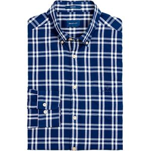 Gant Chemise à Manches Longues 1901-3016530 Navy Blue / White L Homme - Publicité Gant Chemise à Manches Longues 1901-3016530 Navy Blue / White L Homme - Publicité