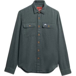 Superdry Chemise à Manches Longues Flannel Workwear Balsam Green L Homme - Publicité Superdry Chemise à Manches Longues Flannel Workwear Balsam Green L Homme - Publicité