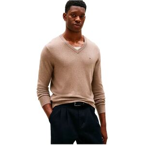 Tommy Hilfiger Pull à Col En V Mw0mw28047 Brown L Homme - Publicité Tommy Hilfiger Pull à Col En V Mw0mw28047 Brown L Homme - Publicité