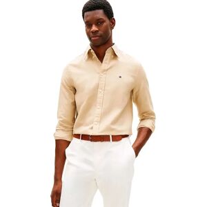 Tommy Hilfiger T-shirt à Manches Longues Linen Blend Solid Sandalwood M Homme - Publicité Tommy Hilfiger T-shirt à Manches Longues Linen Blend Solid Sandalwood M Homme - Publicité