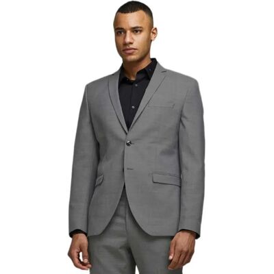 Jack & Jones Blazer Solaris Light Grey Melange 50 Homme - Publicité Jack & Jones Blazer Solaris Light Grey Melange 50 Homme - Publicité