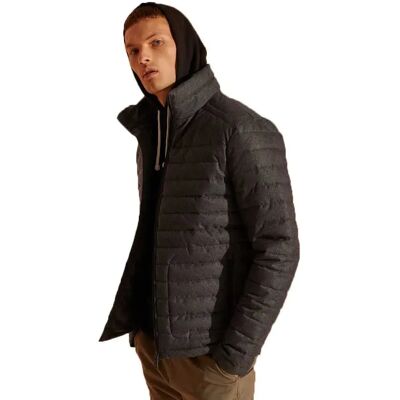 Superdry Veste Fuji Charcoal Herringbone XS Homme - Publicité Superdry Veste Fuji Charcoal Herringbone XS Homme - Publicité