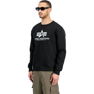 Alpha Industries Sweat-shirt Basic Black L Homme - Publicité Alpha Industries Sweat-shirt Basic Black L Homme - Publicité