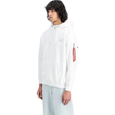 Alpha Industries Sweat à Capuche Back Print White XL Homme - Publicité Alpha Industries Sweat à Capuche Back Print White XL Homme - Publicité