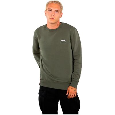 Alpha Industries Sweat-shirt Basic Small Logo Dark Olive XL Homme - Publicité Alpha Industries Sweat-shirt Basic Small Logo Dark Olive XL Homme - Publicité
