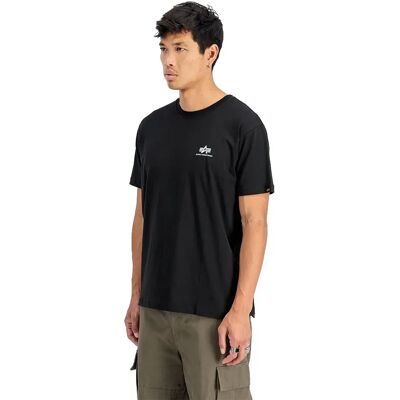 Alpha Industries T-shirt à Manches Courtes Basic Small Logo Black S - Publicité Alpha Industries T-shirt à Manches Courtes Basic Small Logo Black S - Publicité