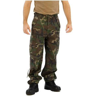Brandit Pantalon M65 Vintage Woodland S Homme - Publicité Brandit Pantalon M65 Vintage Woodland S Homme - Publicité