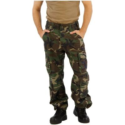Brandit Pantalon Pure Vintage Woodland 7XL - Publicité Brandit Pantalon Pure Vintage Woodland 7XL - Publicité