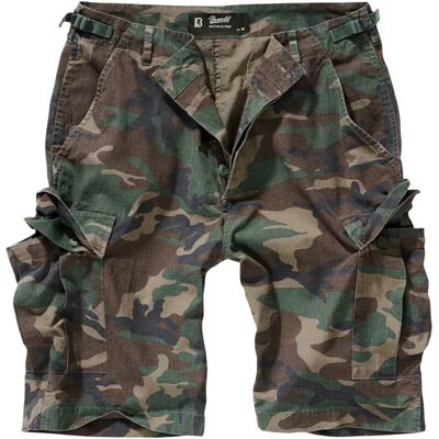 Brandit Short Bdu Ripstop Woodland 2XL Homme - Publicité Brandit Short Bdu Ripstop Woodland 2XL Homme - Publicité
