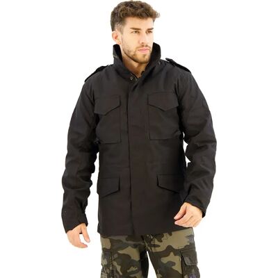 Brandit Veste M65 Standard Black 4XL Homme - Publicité Brandit Veste M65 Standard Black 4XL Homme - Publicité