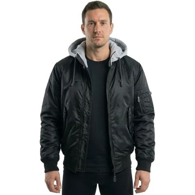 Brandit Veste Ma1 Black / Grey L Homme - Publicité Brandit Veste Ma1 Black / Grey L Homme - Publicité