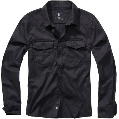 Brandit Chemise à Manches Longues Flannel Black 7XL Homme - Publicité Brandit Chemise à Manches Longues Flannel Black 7XL Homme - Publicité