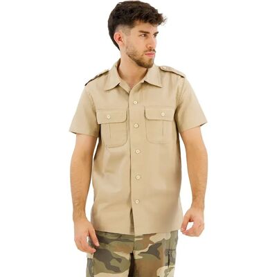 Brandit Chemise à Manches Courtes Us Beige 7XL Homme - Publicité Brandit Chemise à Manches Courtes Us Beige 7XL Homme - Publicité
