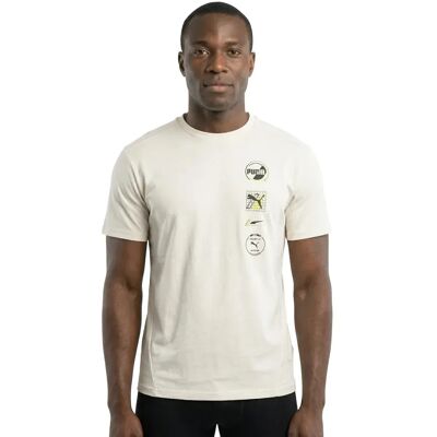 Puma T-shirt à Manches Courtes Rad/cal Ivory Glow L Homme - Publicité Puma T-shirt à Manches Courtes Rad/cal Ivory Glow L Homme - Publicité