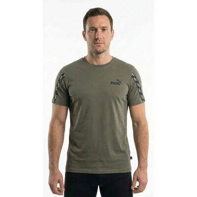 Puma T-shirt à Manches Courtes Power Tape Grape Leaf S Homme - Publicité Puma T-shirt à Manches Courtes Power Tape Grape Leaf S Homme - Publicité