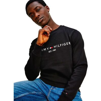 Tommy Hilfiger Sweat-shirt Logo Black XS - Publicité Tommy Hilfiger Sweat-shirt Logo Black XS - Publicité