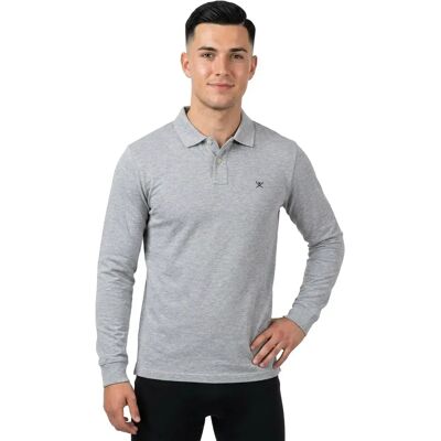 Hackett Polo à Manches Longues Slim Fit Logo Light Grey Marl 3XL Homme - Publicité Hackett Polo à Manches Longues Slim Fit Logo Light Grey Marl 3XL Homme - Publicité