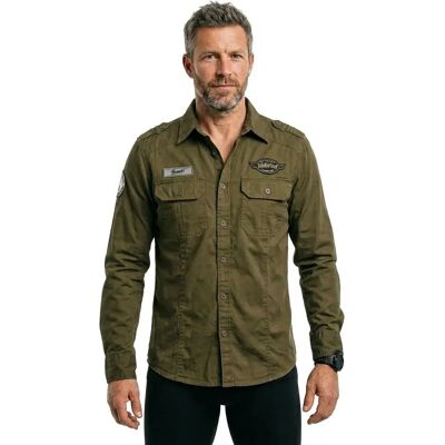 Brandit Chemise à Manches Longues Luis Vintage Olive 5XL Homme - Publicité Brandit Chemise à Manches Longues Luis Vintage Olive 5XL Homme - Publicité