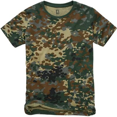 Brandit T-shirt à Manches Courtes 6017 Flecktarn 158-164 cm - Publicité Brandit T-shirt à Manches Courtes 6017 Flecktarn 158-164 cm - Publicité