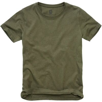Brandit T-shirt à Manches Courtes 6017 Olive 158-164 cm - Publicité Brandit T-shirt à Manches Courtes 6017 Olive 158-164 cm - Publicité