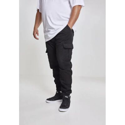 Urban Classics Pantalon Cargo Jogging Black 3XL Homme - Publicité Urban Classics Pantalon Cargo Jogging Black 3XL Homme - Publicité